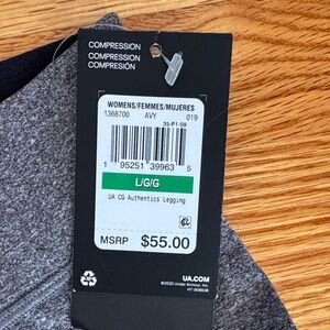 Under Armour Heathered Gray Compression Leggings